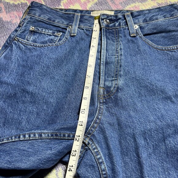 Everlane The Curvy 90's Cheeky Straight Blue Jeans Women's Size 30 Regular 30R - Picture 7 of 12
